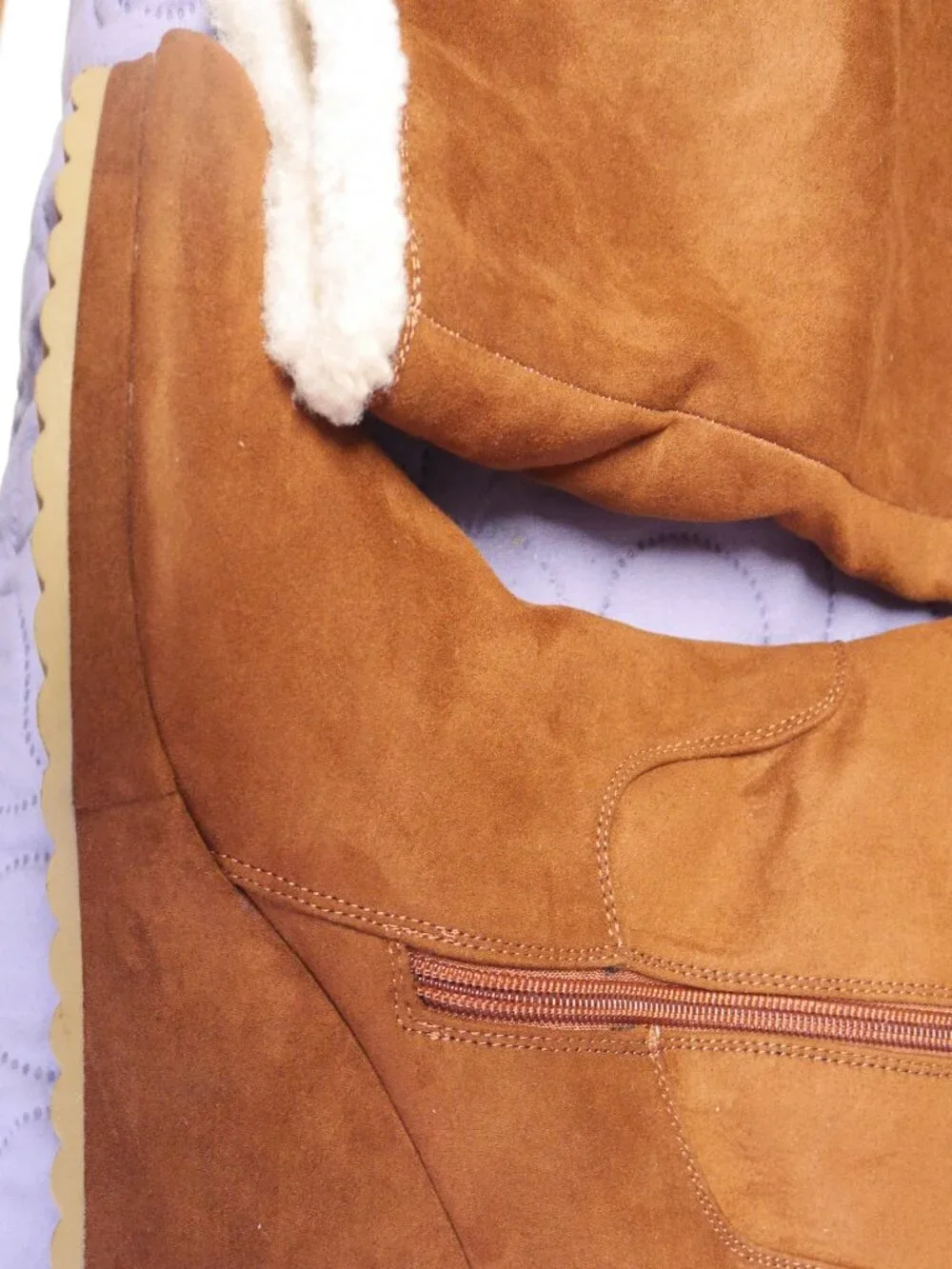 heeled boots light brown - Picture 3 of 5